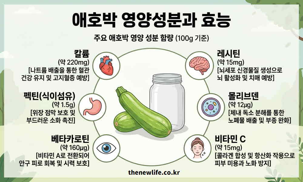 애호박 효능 영양성분