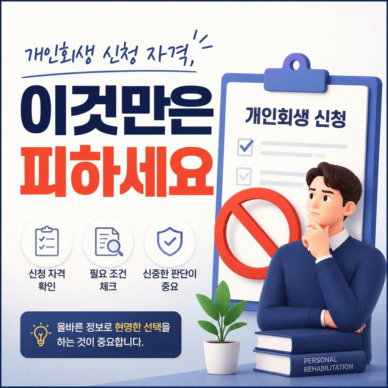 개인회생 결격 사유, 이것만은 꼭 알아두세요