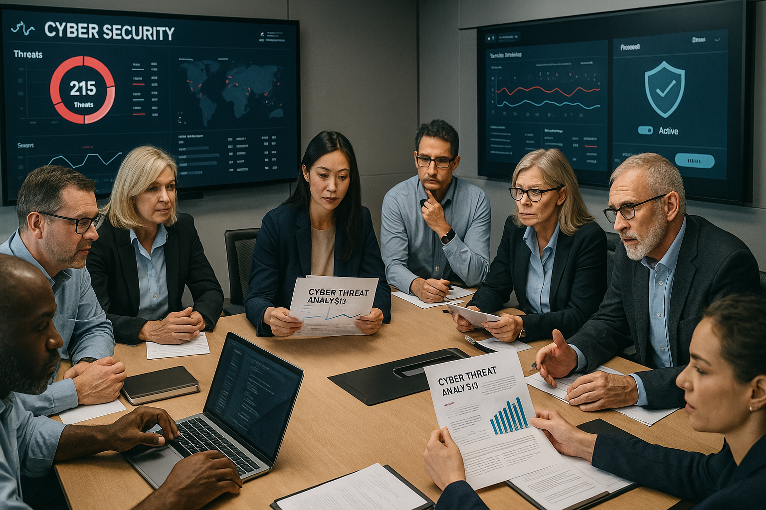 사이버 보안 대책 회의