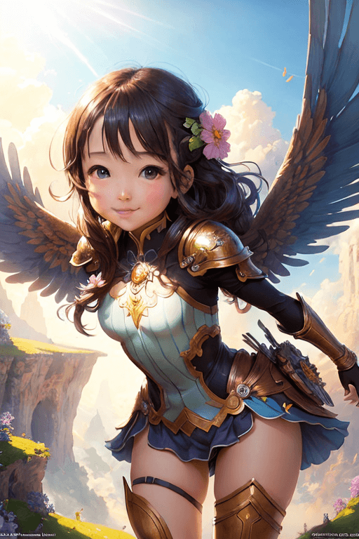 Playground AI로 생성한 그림(1) - 아기 탐험가