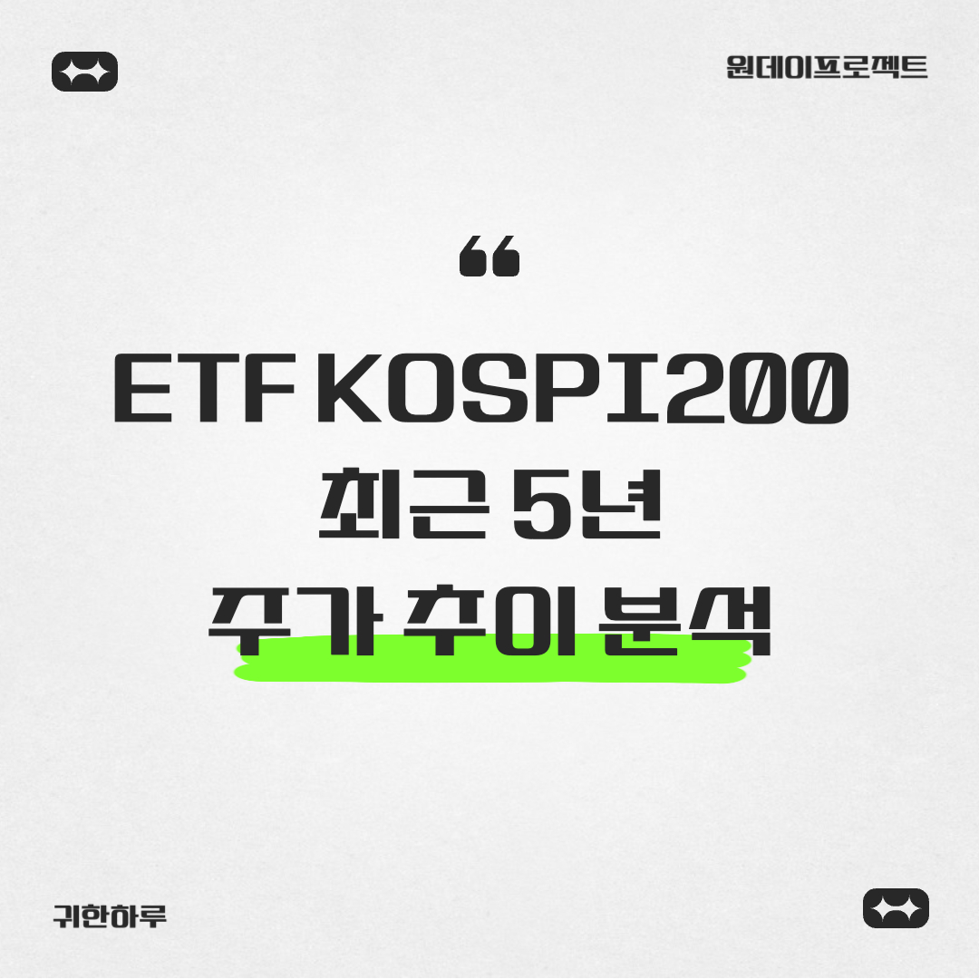 최근 5년 KOSPI200 주가 추이 분석: 장기 투자 관점에서 본 핵심 포인트