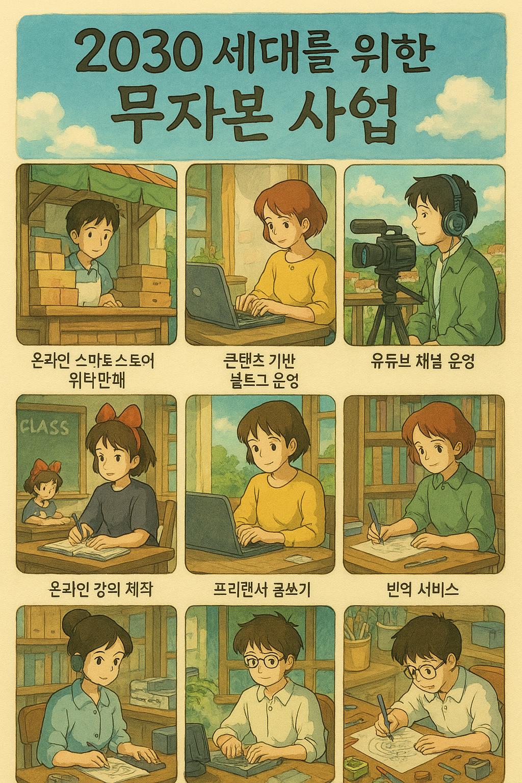 2030 세대를 위한 무자본 사업 사진