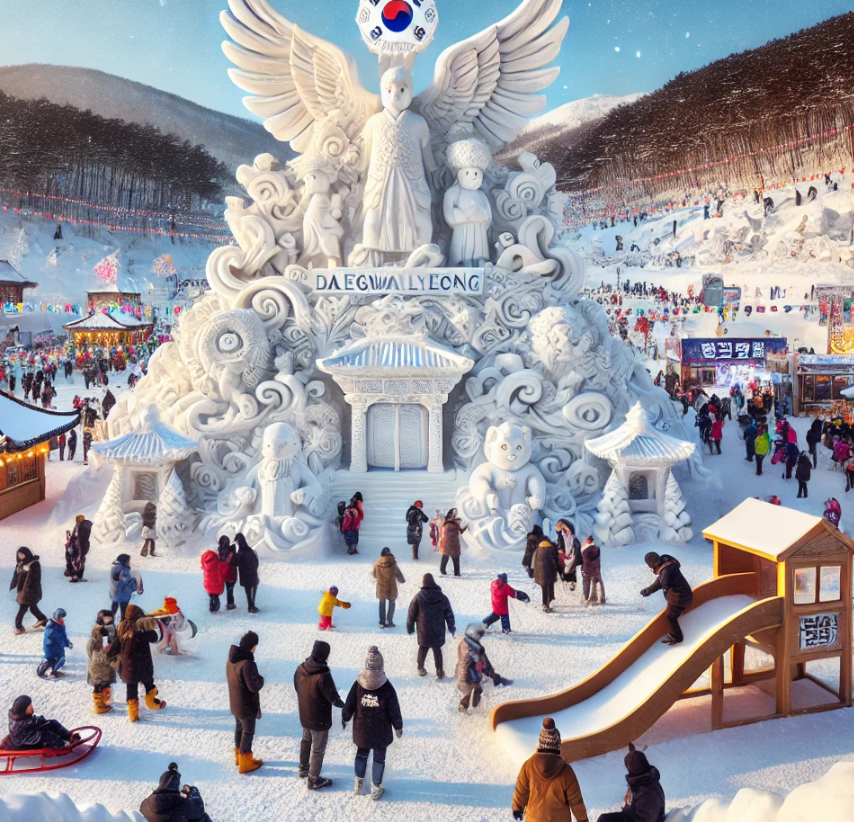 대관령 눈꽃 축제 이미지