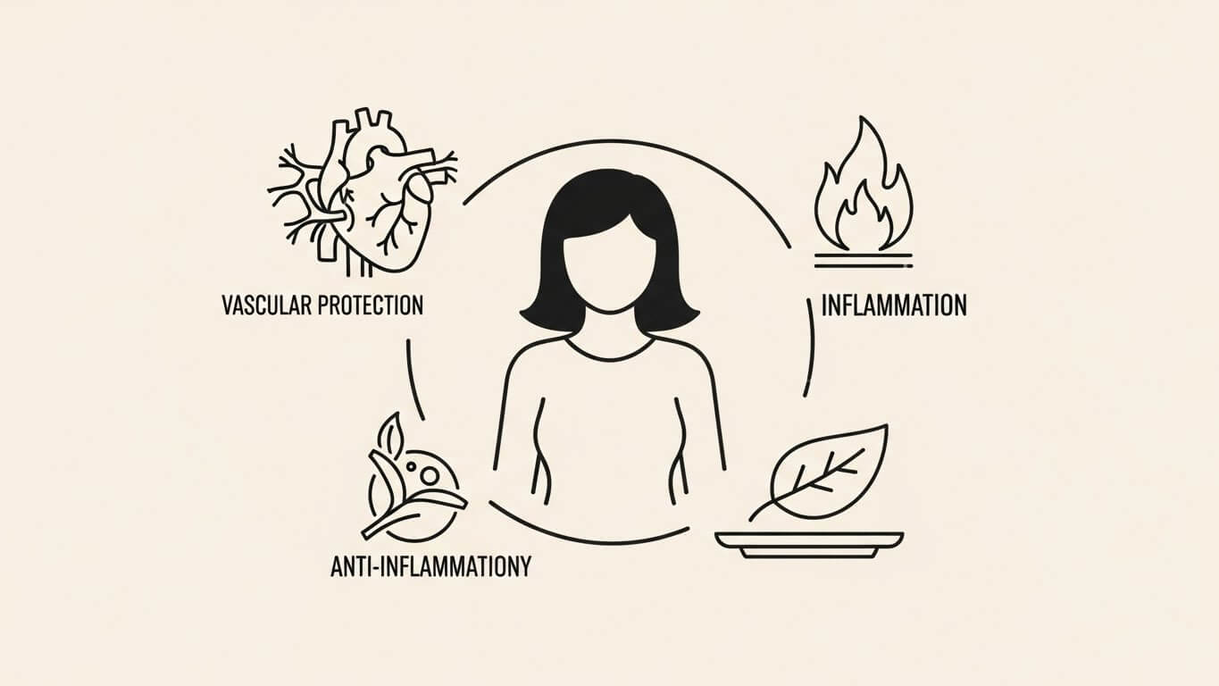 여성 건강을 위한 항염 생활 (혈관보호, 호르몬, 식단)