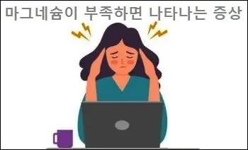 마그네슘이 부족하면 나타나는 증상