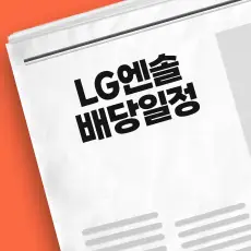 LG에너지솔루션 배당금 지급일