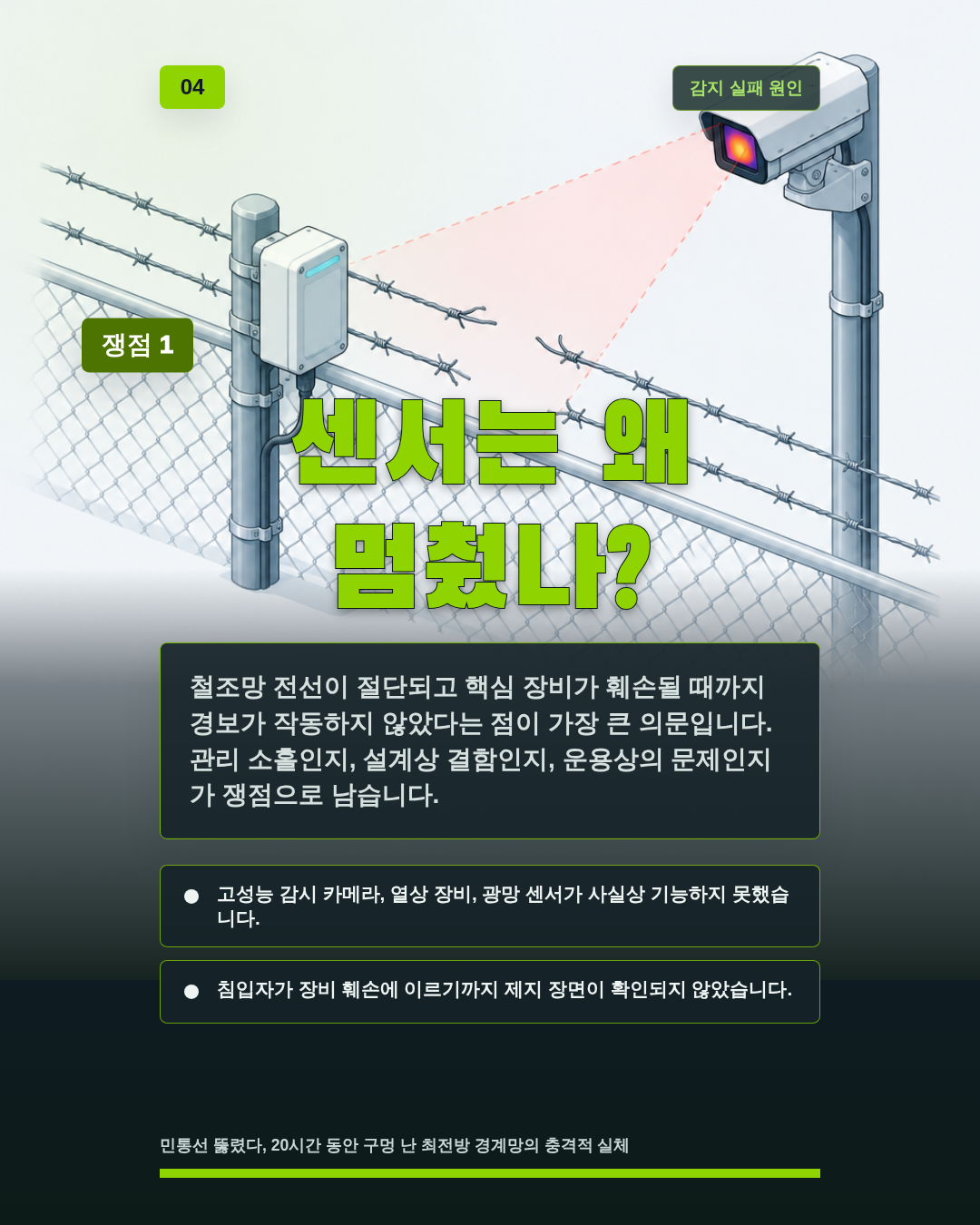 센서는 왜 멈췄나?
