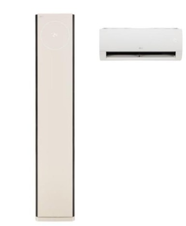 2IN1에어컨 추천 인기순위 2위 - LG전자 오브제컬렉션 타워2 1시리즈 18+6평형(FQ18ET1BA2)