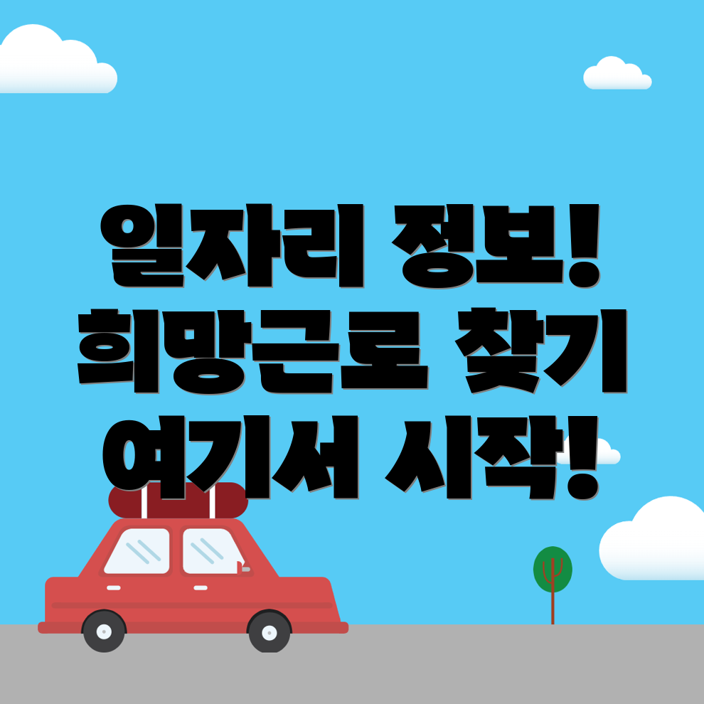 일자리 정보