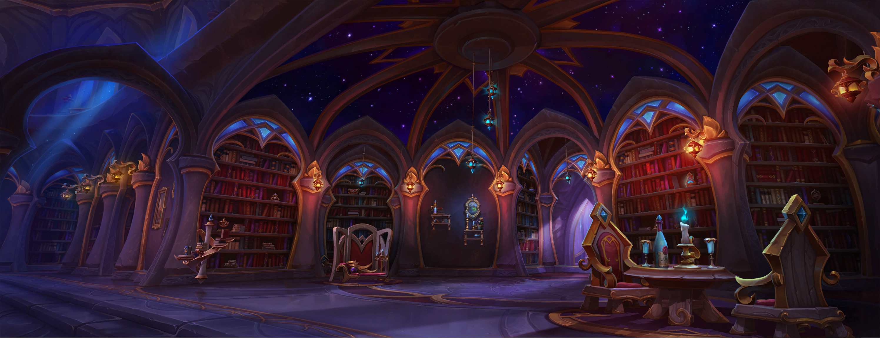 마법학자의 정원 로딩화면, 마법학자의 정원 쐐기돌 공략