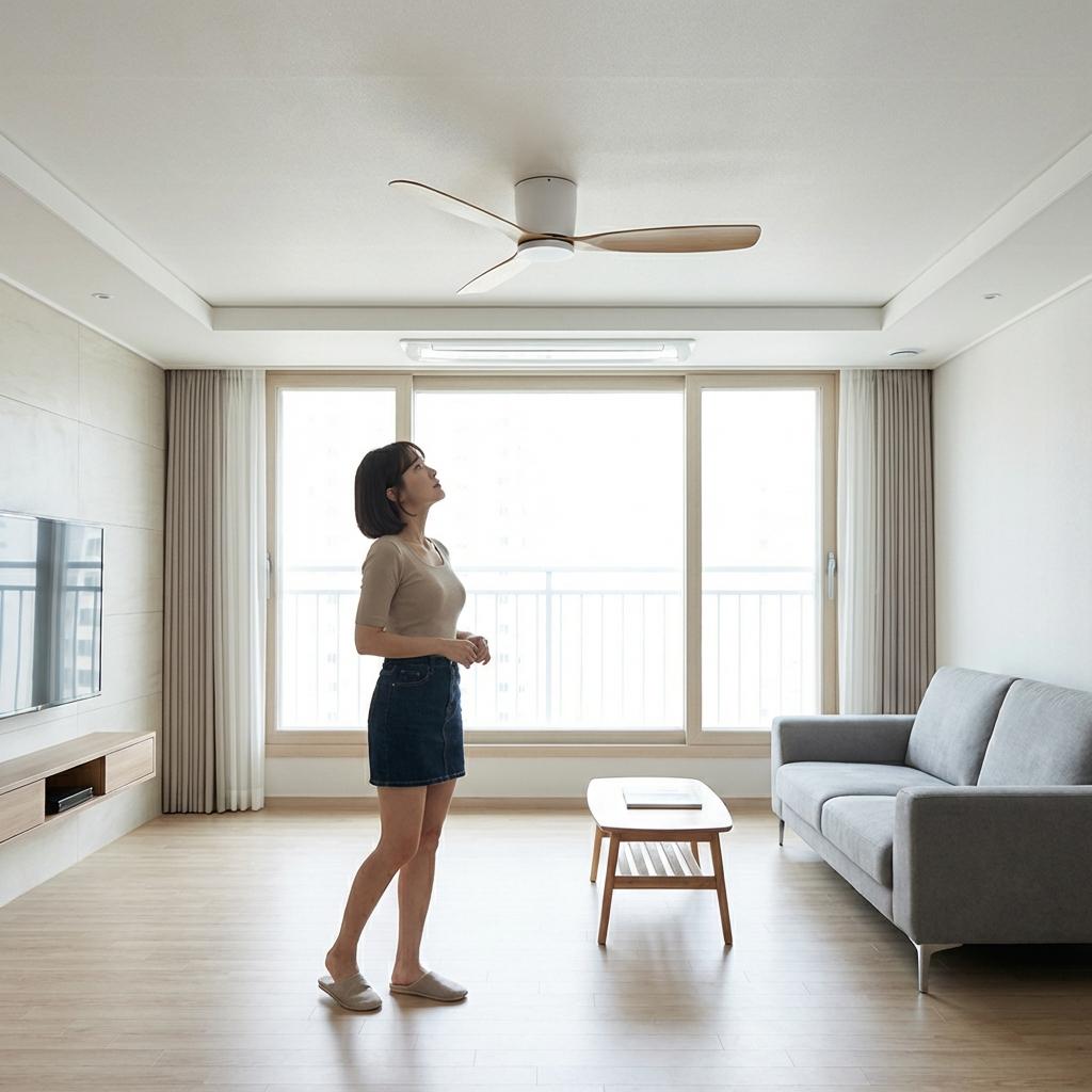 구축 아파트 석고보드 천장 실링팬 무너짐 방지 보강 팁