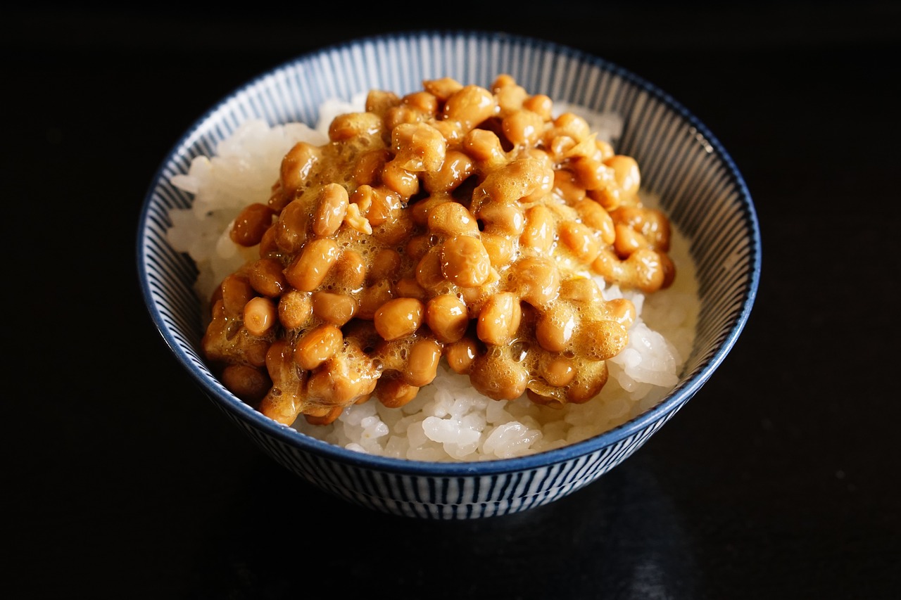 낫또 활용 아침식사 사진