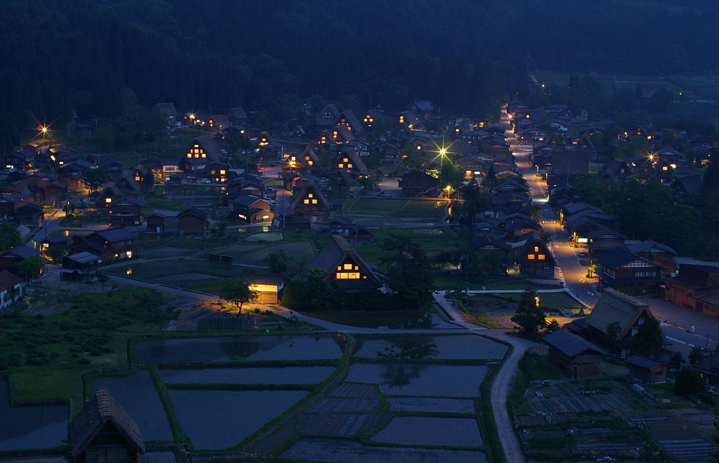 시라카와고-풍경