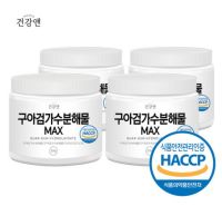 구아검가수분해물 MAX 구아콩 식이섬유86% 식약청인증 HACCP, 200g, 4개