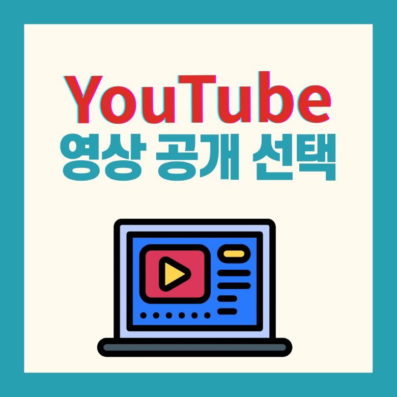 유튜브 영상 공개 설정 옵션 - Unlisted 업로드 활용법 가이드 via Canva