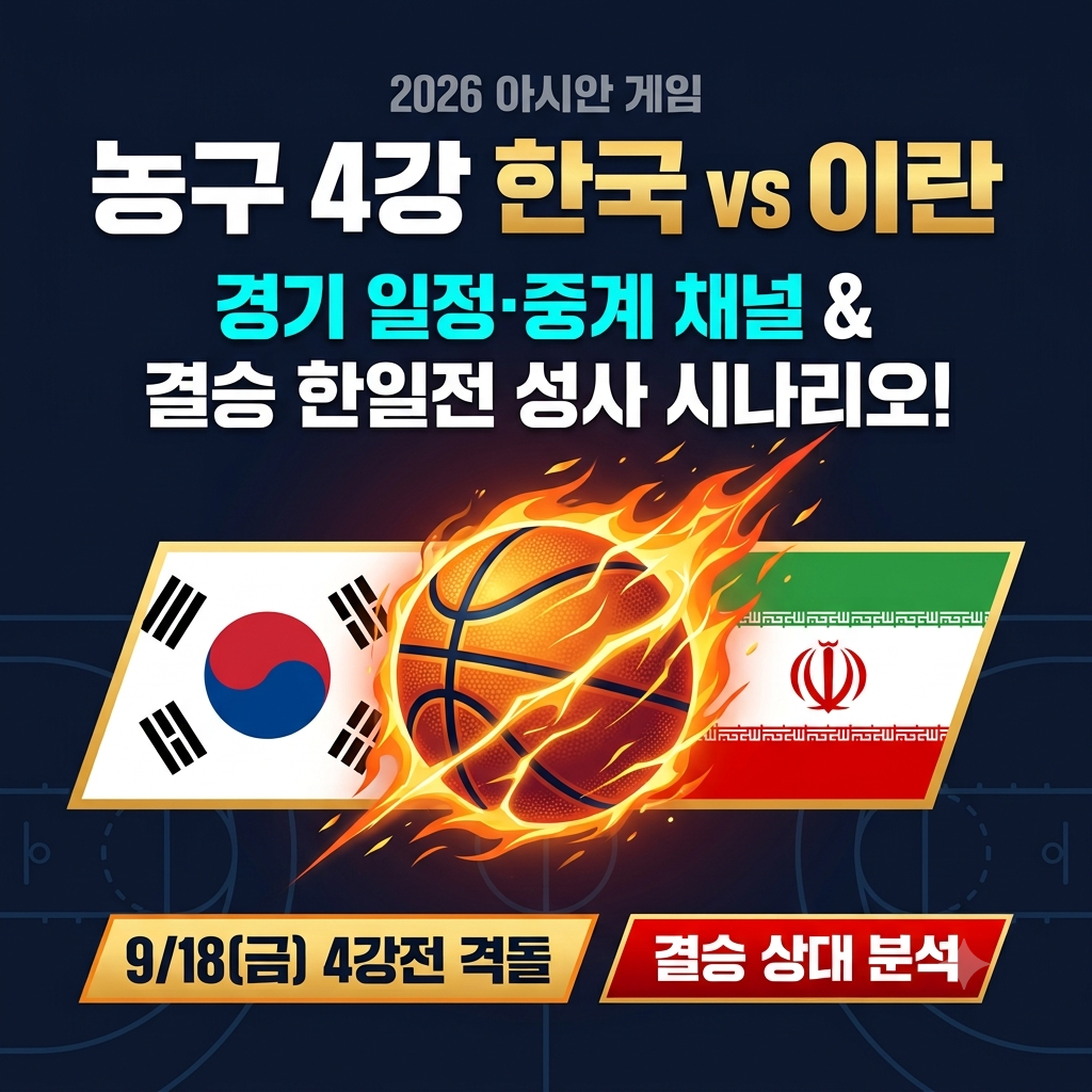 2026 아시안게임 농구 4강