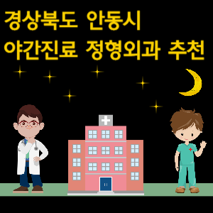 안동시 야간진료 정형외과 추천