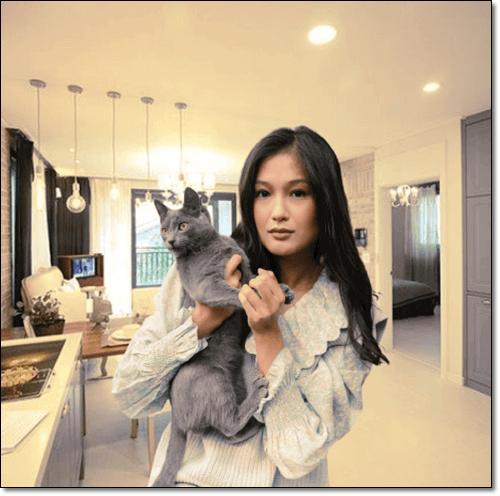 기분이 좋아진 여성