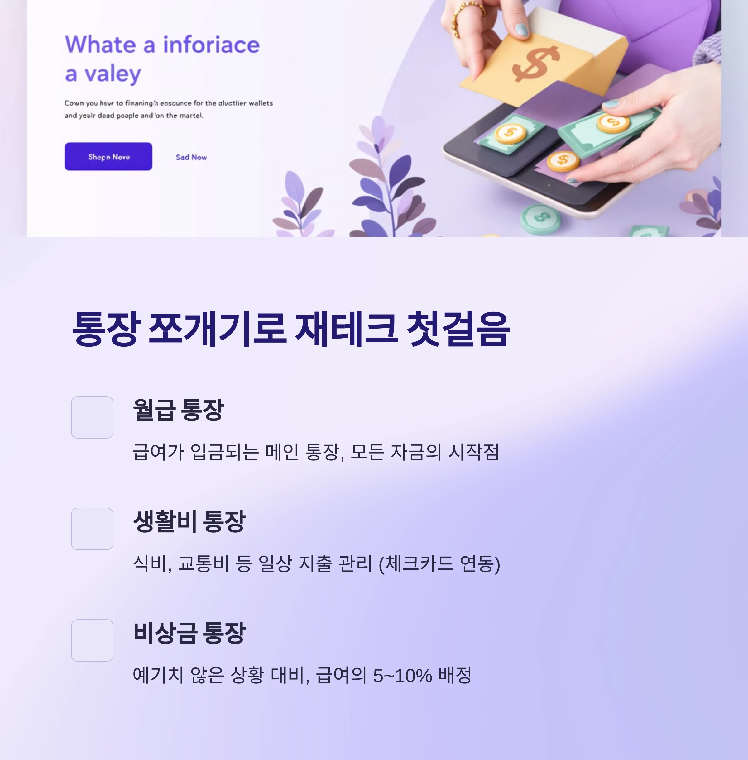 통장쪼개기