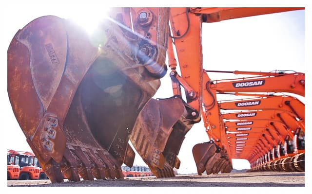 한국에서의 굴착기의 역사