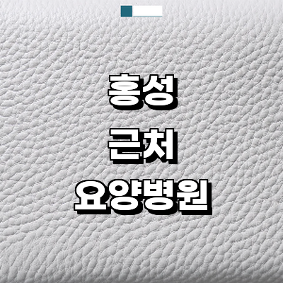 홍성군 요양병원