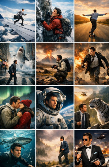 여행을 다니는 한 남자