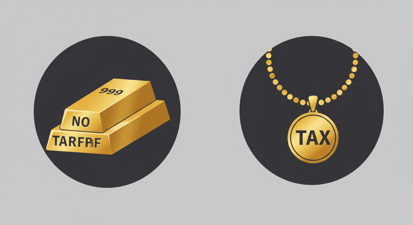 금 수입 시 적용되는 기본 관세 구조