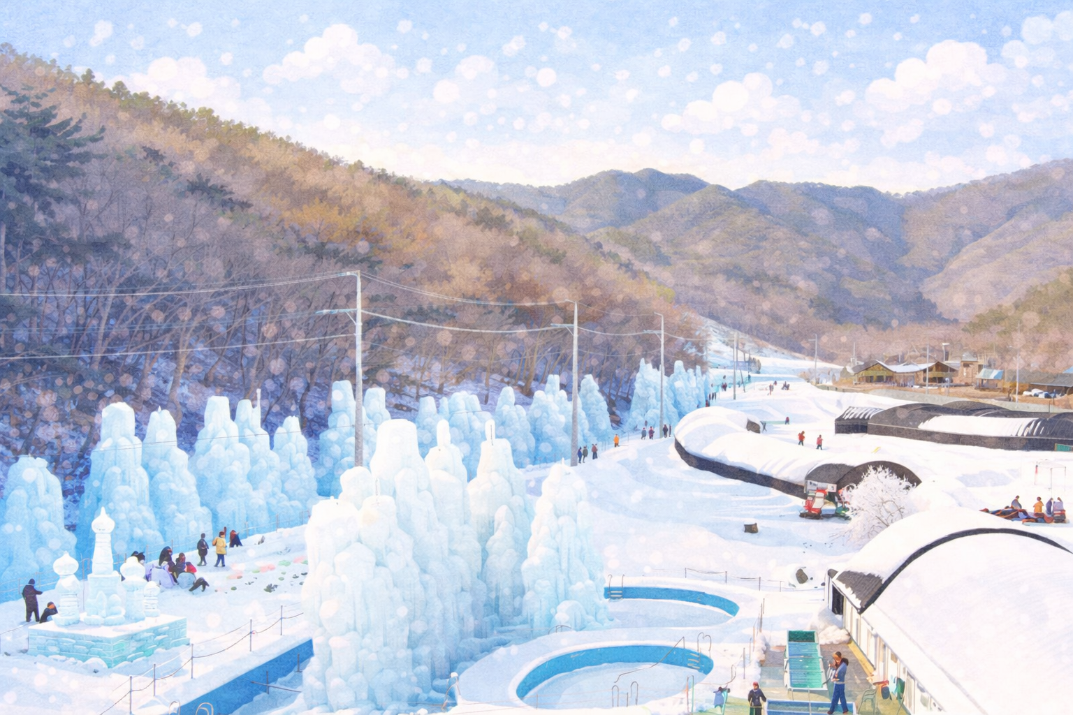 안동 암산얼음축제