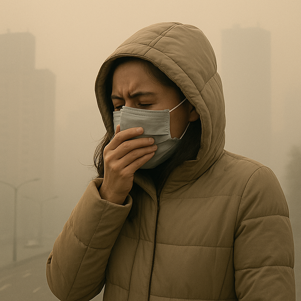 미세먼지와 안구 가려움증의 상관관계