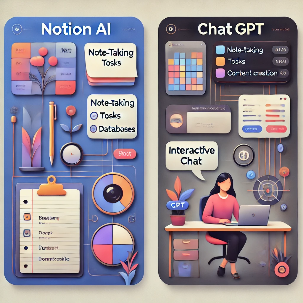 Notion AI vs ChatGPT 업무자동화 완전 비교 (특징, 활용성, 추천대상)