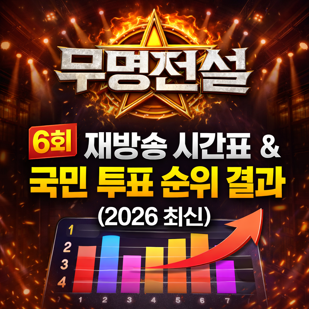 무명전설 투표하러 가기