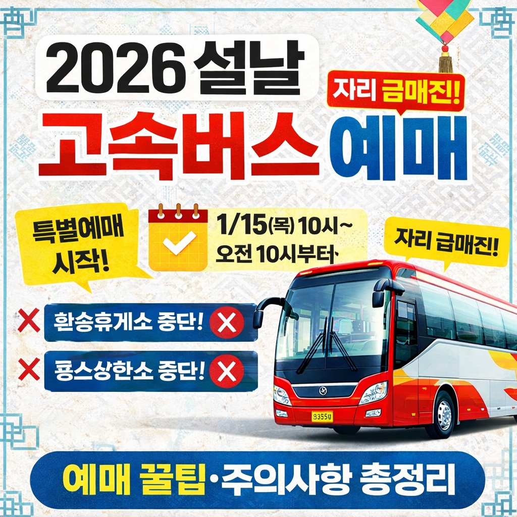 설날 고속버스 예매