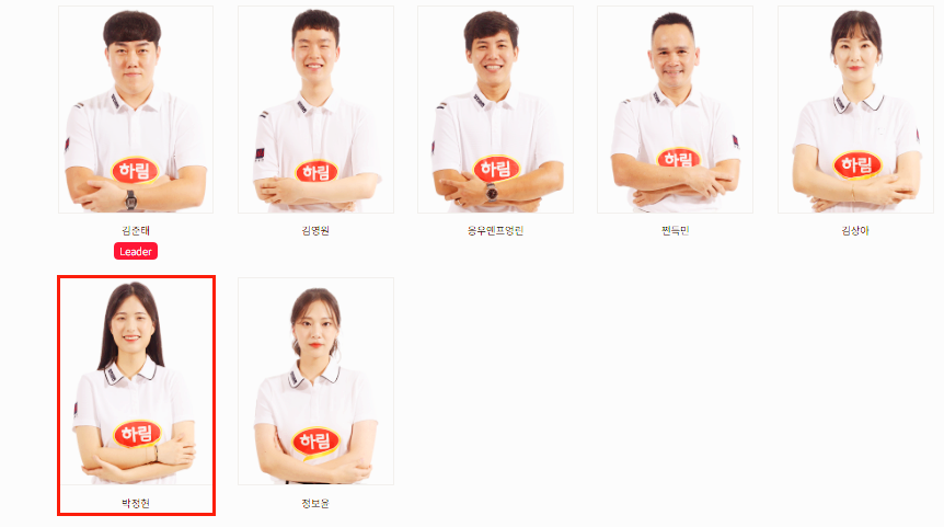 PBA 하림 소속 선수들