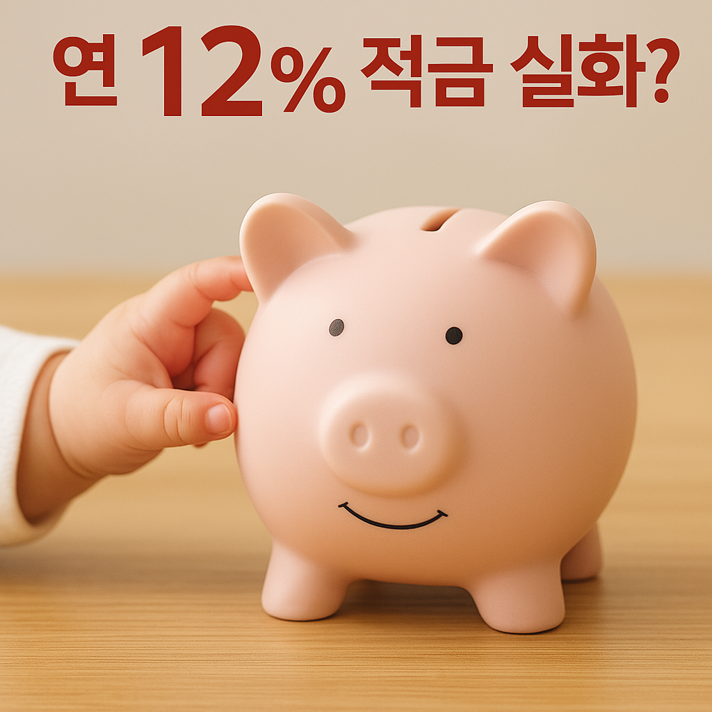 연 12% 아기적금도 있다?