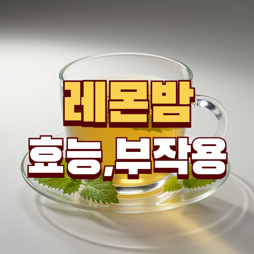 레몬밤 효능 부작용 썸네일