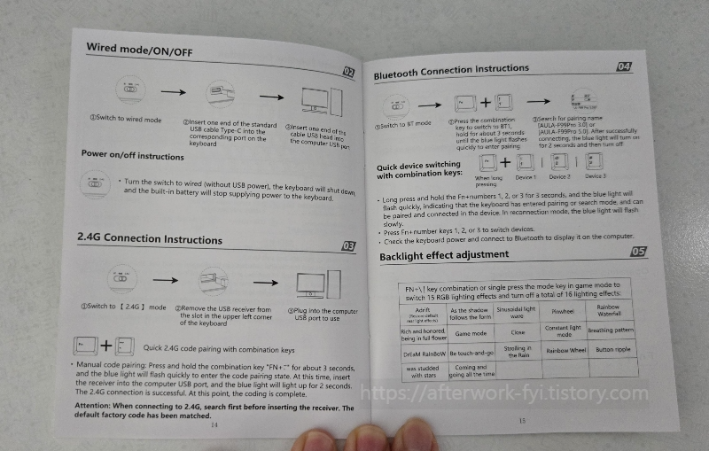f99 pro backlight effect