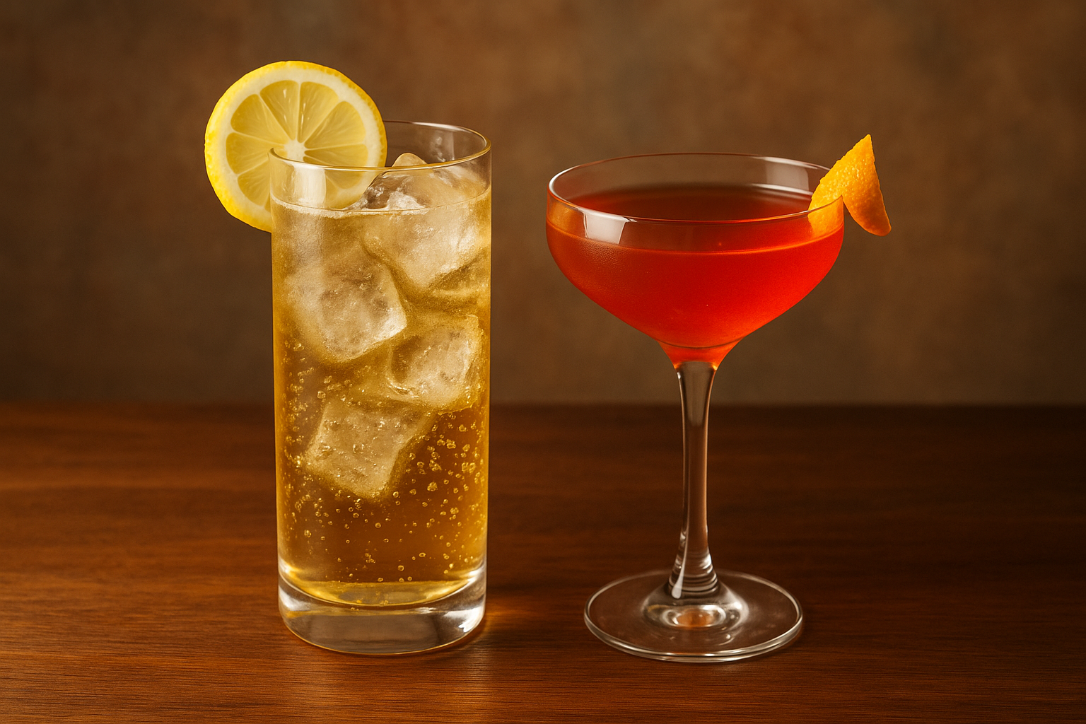 하이볼과 칵테일의 차이점