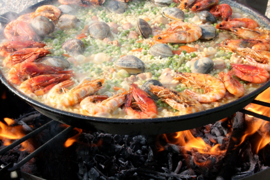 해산물 빠에야 사진