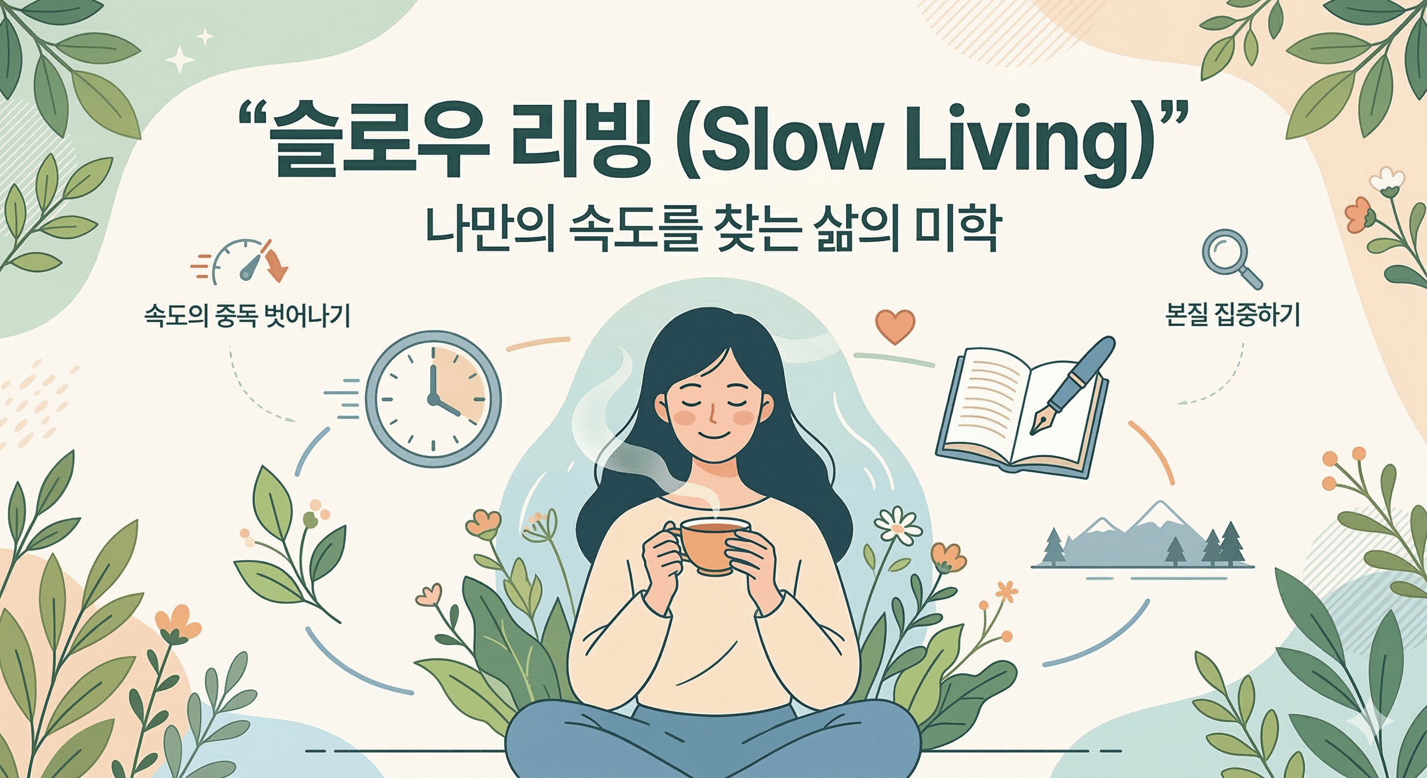 슬로우리빙속도의중독벗어나기삶의미학