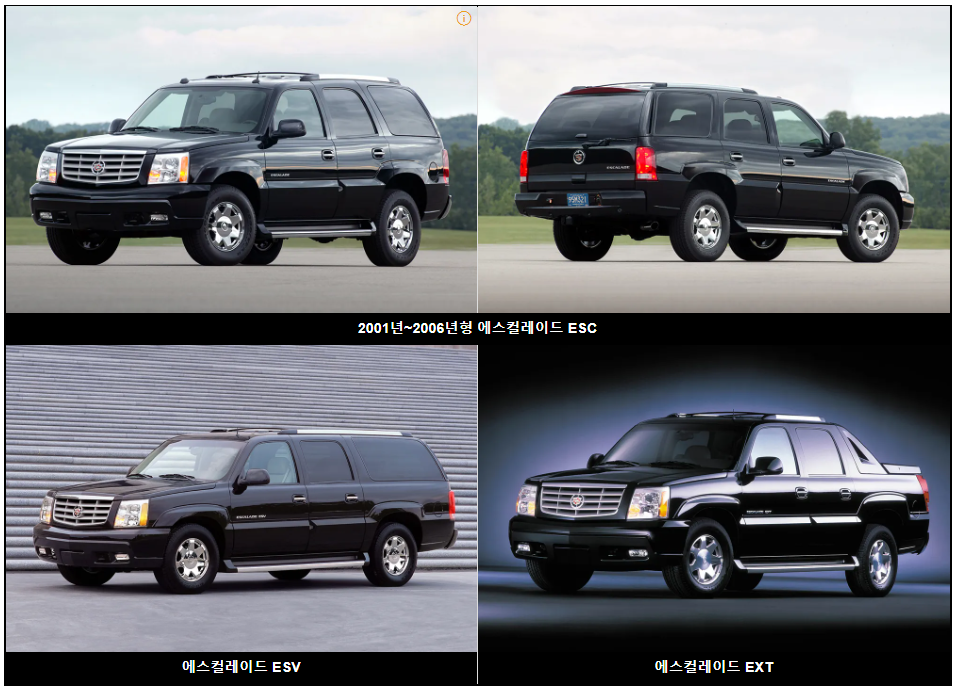 2세대 GMT800, 2001~2006