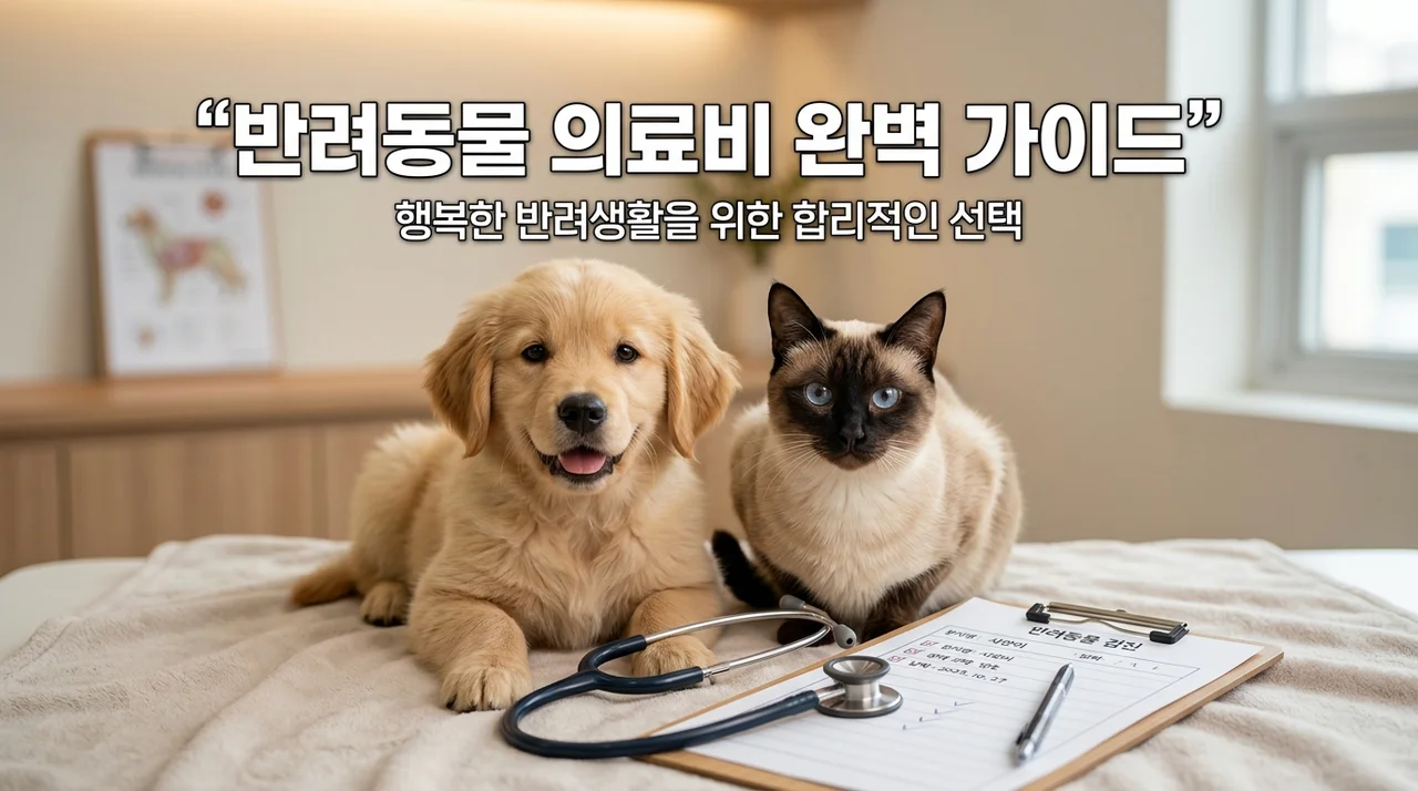 반려동물 의료비 보험 vs 적금, 수술 비용 폭탄 막는 현명한 선택 가이드