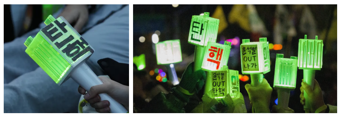 아이돌, 야구장 응원봉