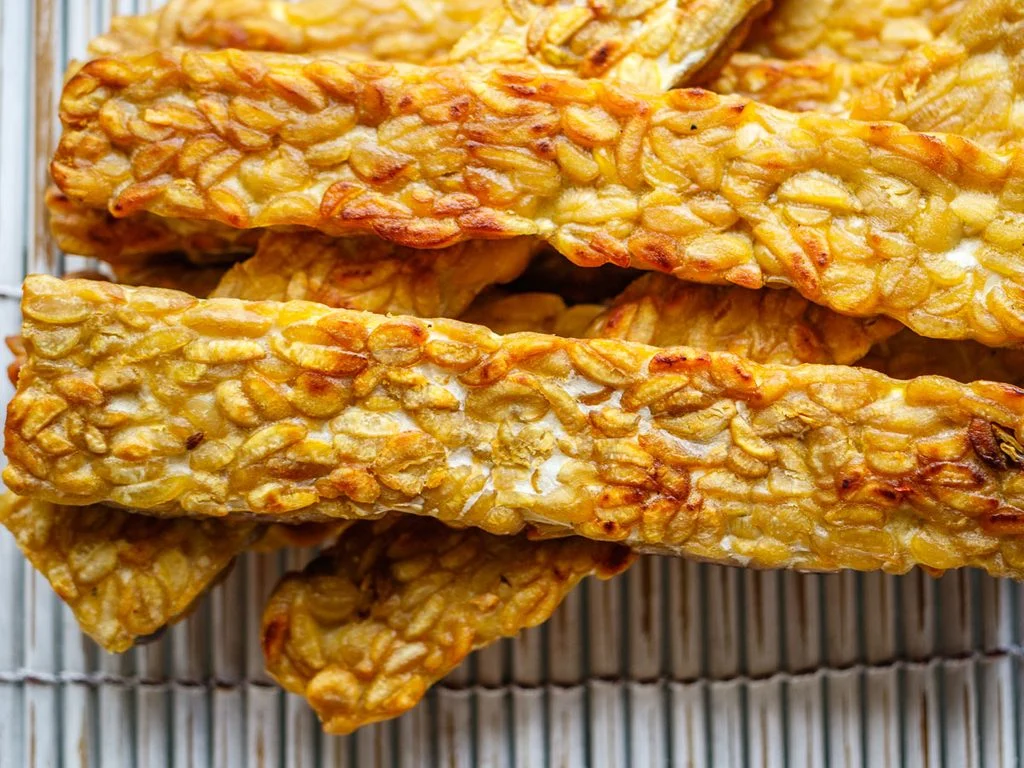 프로바이오틱스가 풍부한 식품#44; 템페