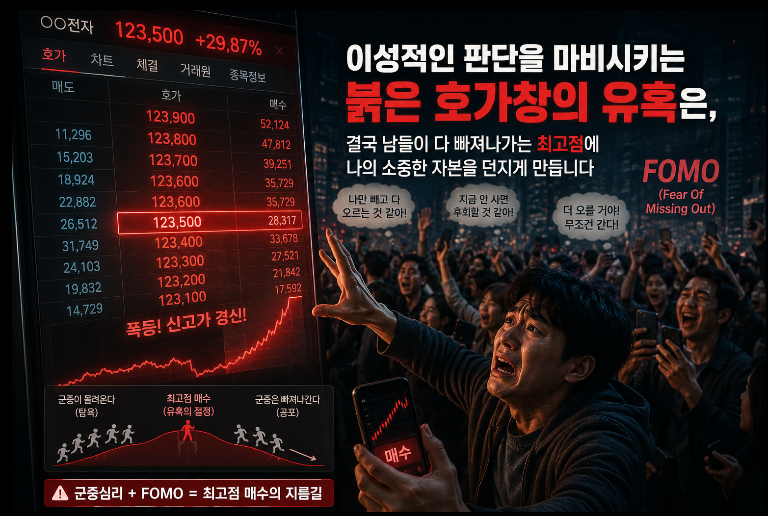 붉은 호가창의 유혹 최고점에서 물리는 이유