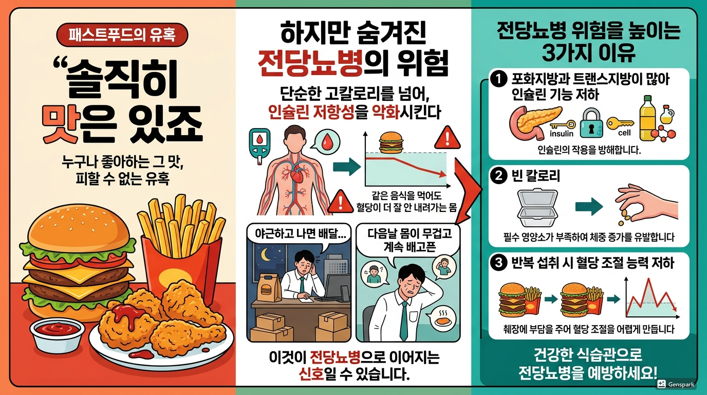 튀김과 패스트푸드가 위험한 이유