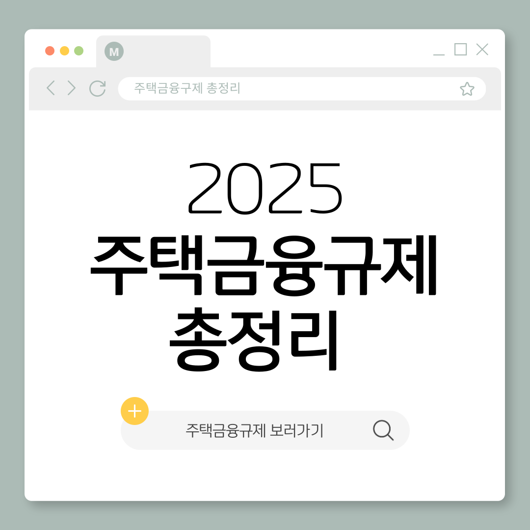 주택금융규제 1