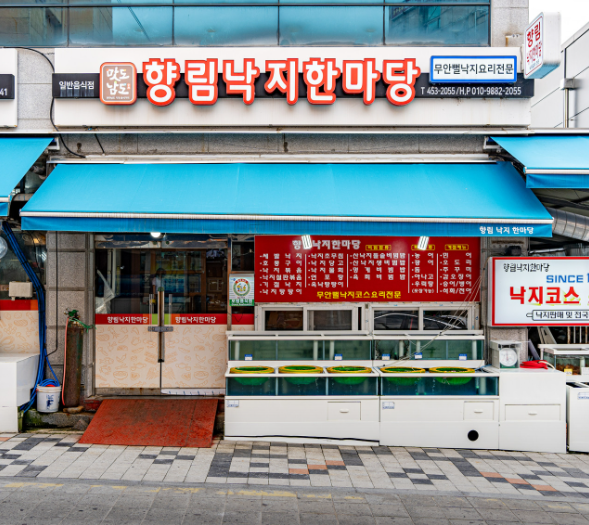 6시내고향 낙지코스요리 숭어회 전남 무안군 향림낙지한마당 정보