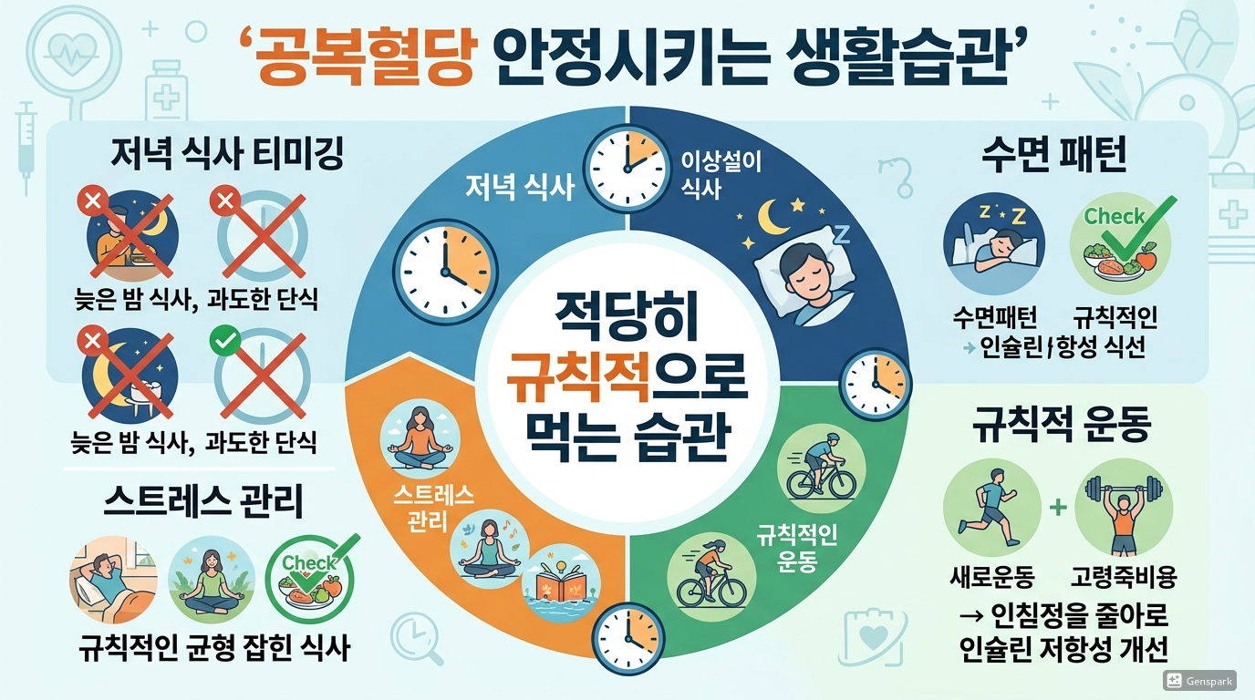 공복혈당 안정시키는 생활습관