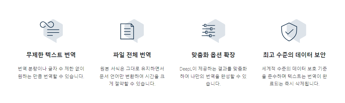DeepL의 특징