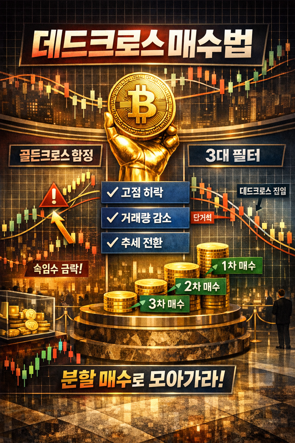 데드크로스 매수법 (골든크로스 함정, 3대 필터, 분할매수)